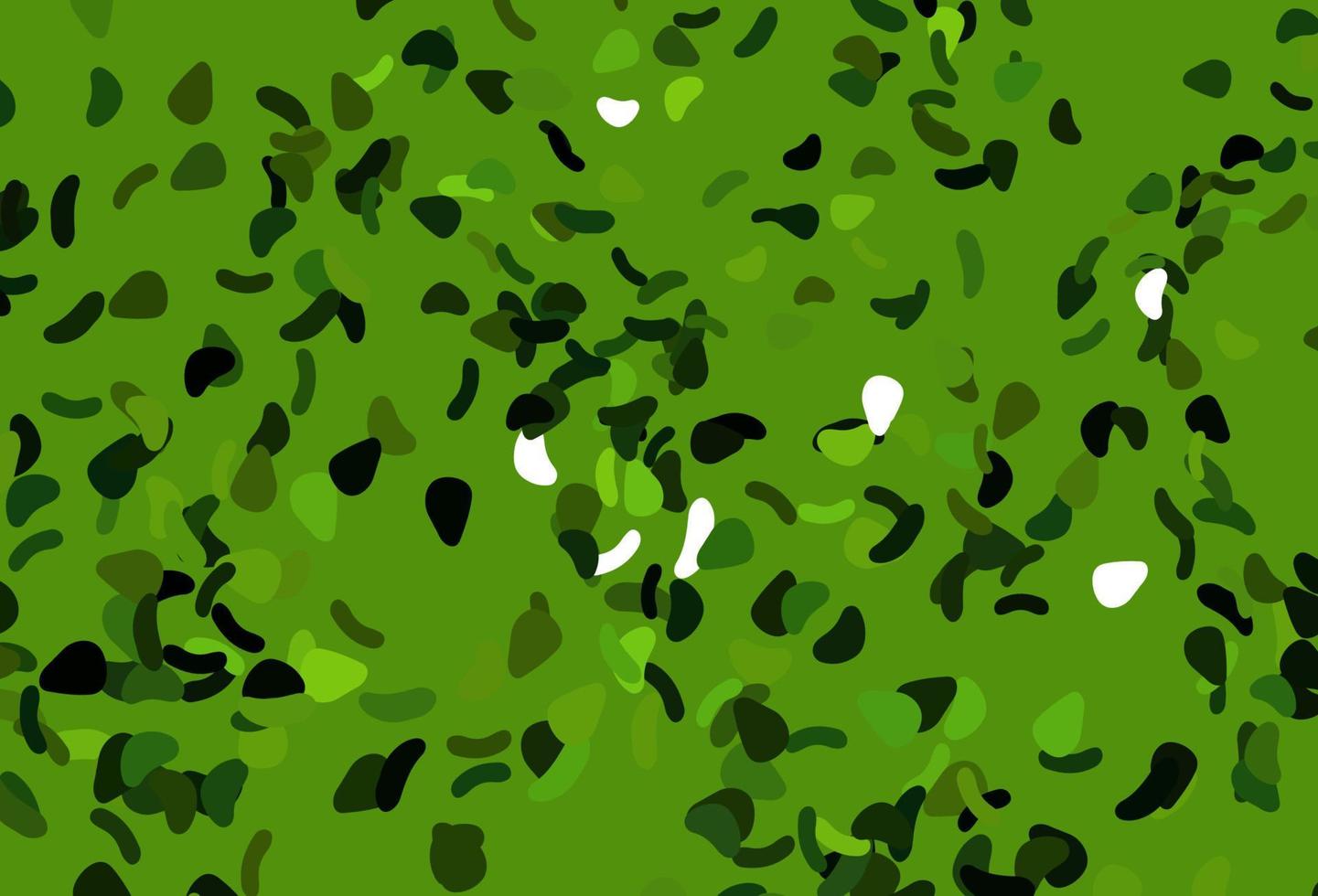 Light Green, Yellow vector texture with random forms.