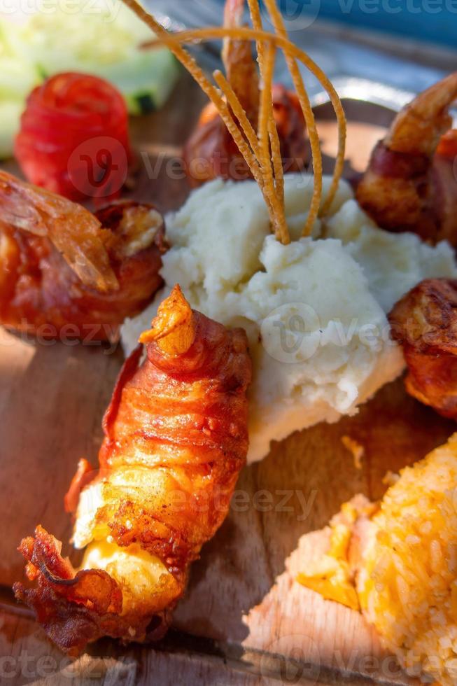 Bacon Wrapped Stuffed Shrimp photo