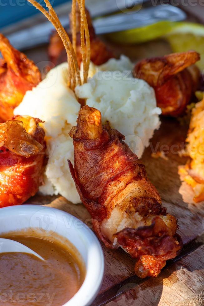 Bacon Wrapped Stuffed Shrimp photo