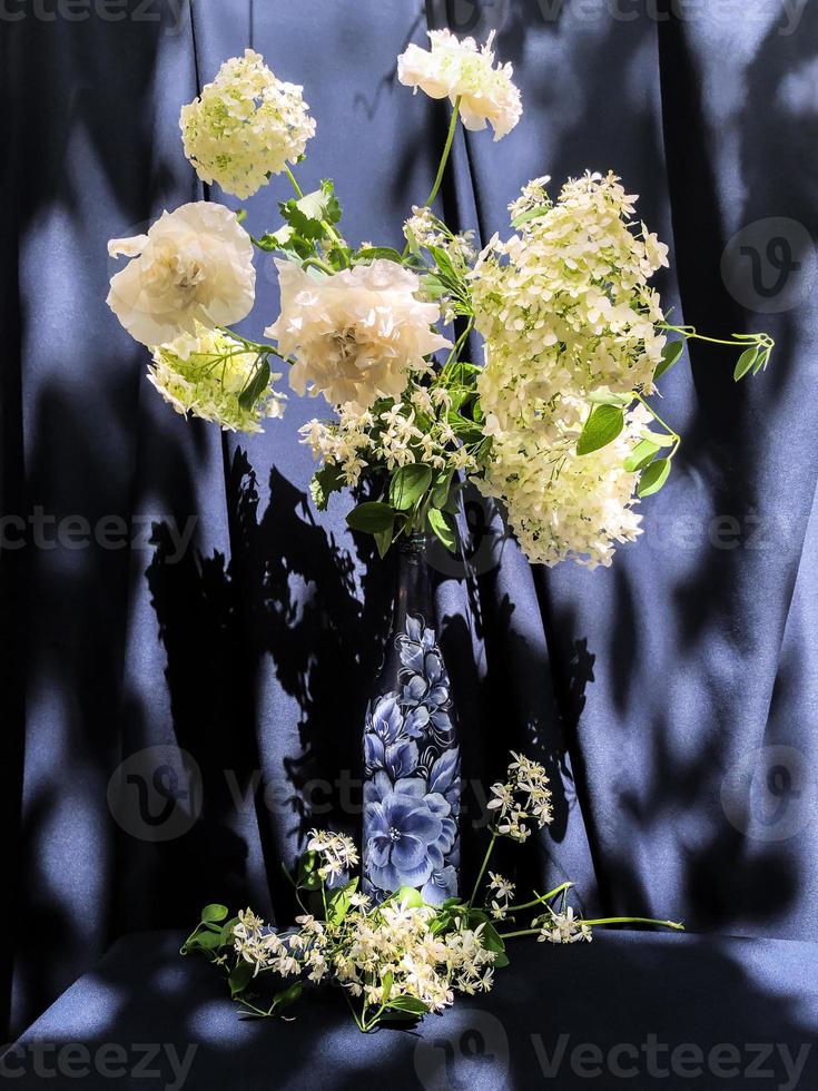 Romantic bouquet of flowers from the countryside photo