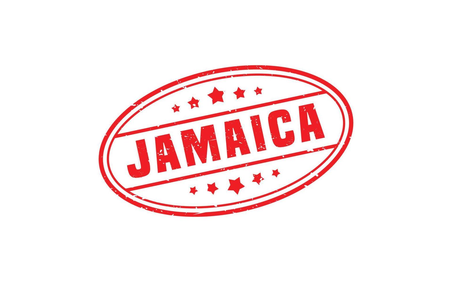 goma de sello jamaica con estilo grunge sobre fondo blanco vector