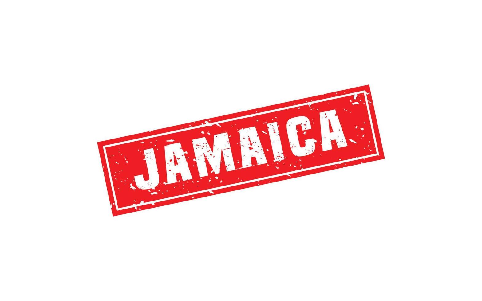 JAMAICA stamp rubber with grunge style on white background vector