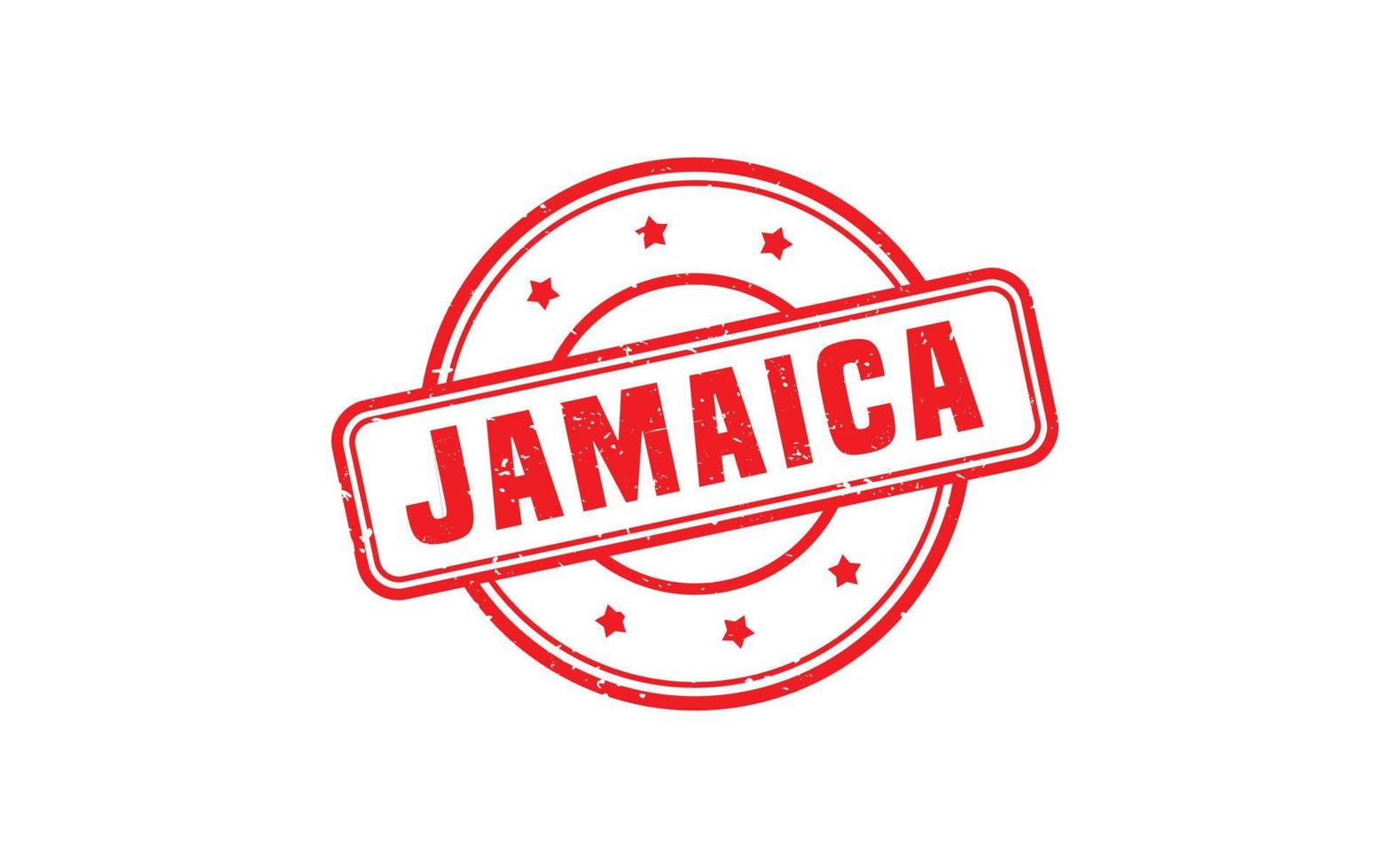 JAMAICA stamp rubber with grunge style on white background vector