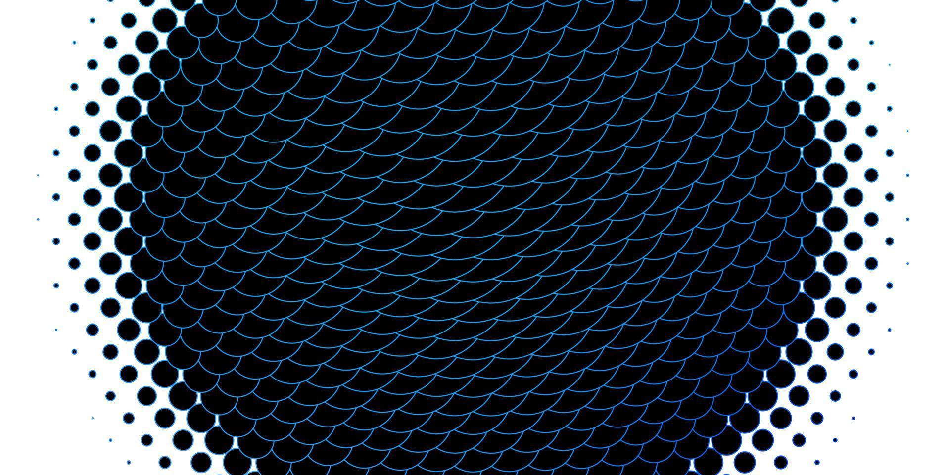 Fondo de vector azul claro con burbujas.