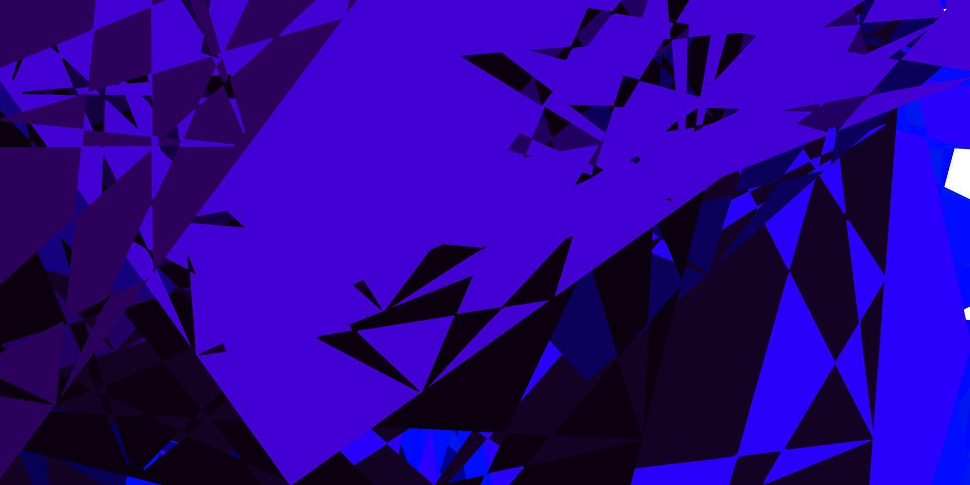 Dark Pink, Blue vector template with triangle shapes.