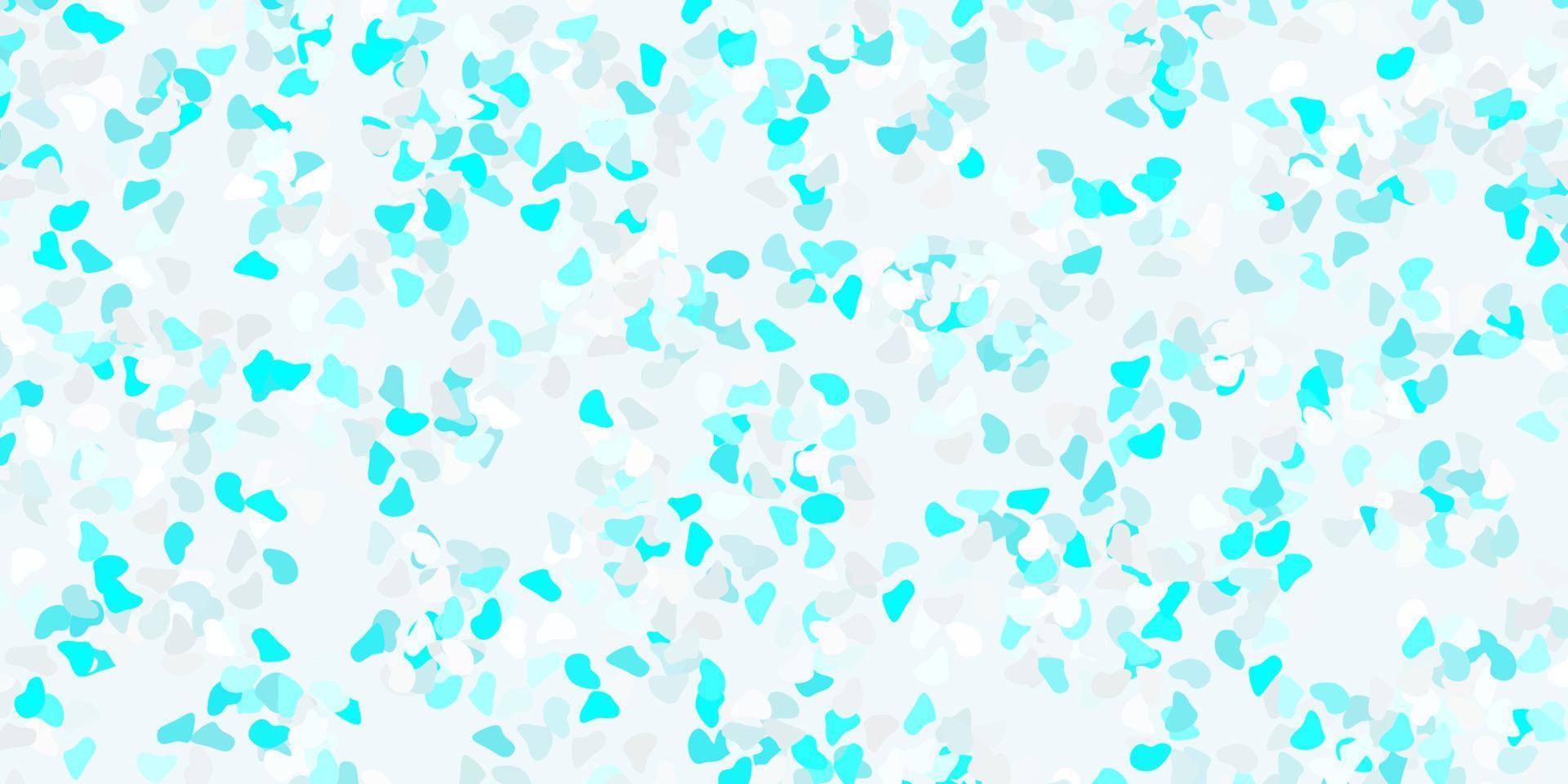 Light pink, blue vector pattern with abstract shapes.