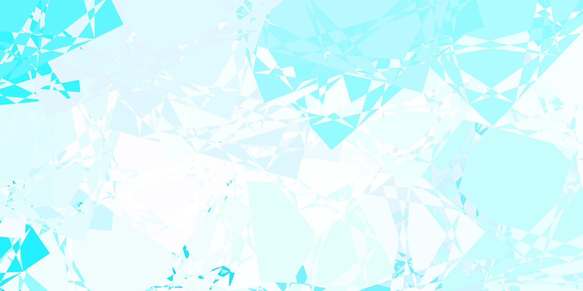 Light Pink, Blue vector texture with random triangles.