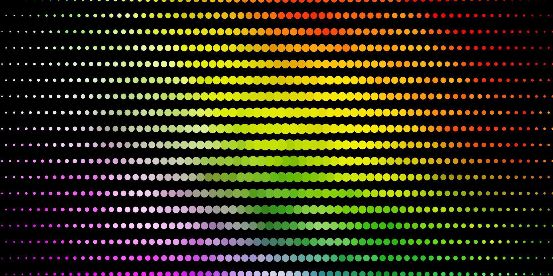 Light Multicolor vector template with circles.