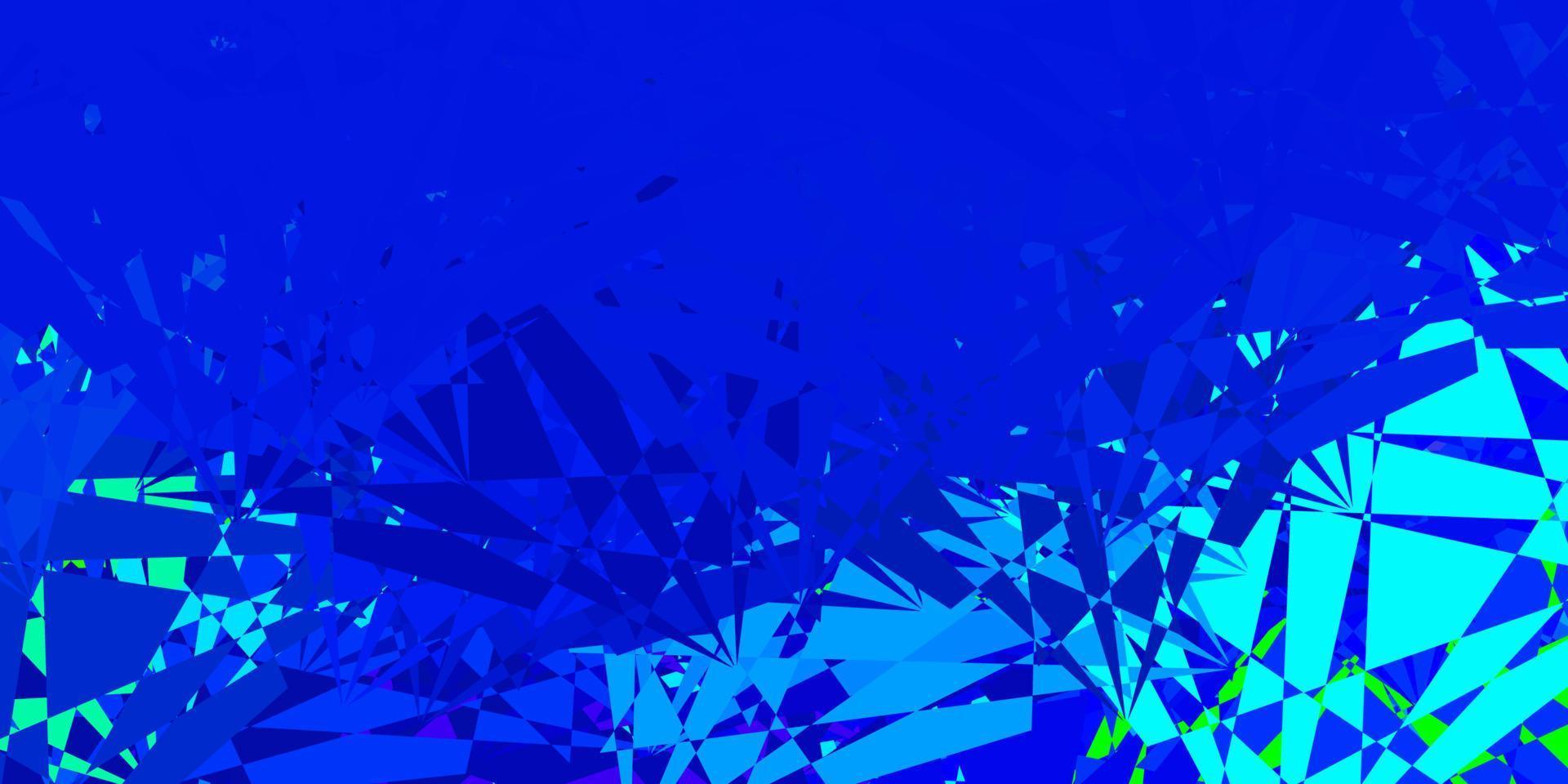 Light Multicolor vector backdrop with triangles, lines.