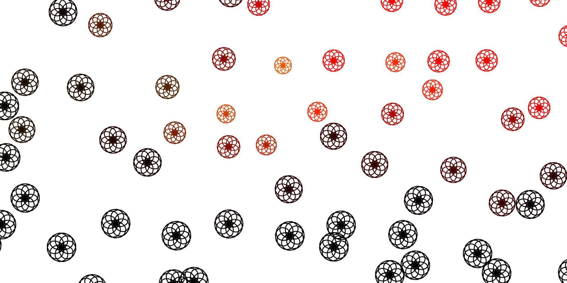 Light Orange vector backdrop with dots.