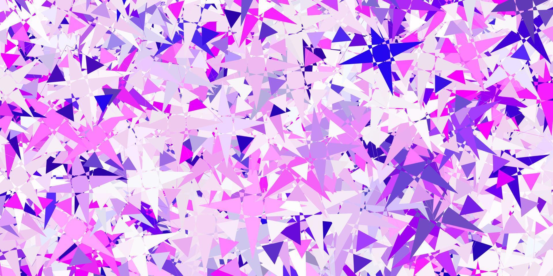 Light Pink vector background with polygonal forms.
