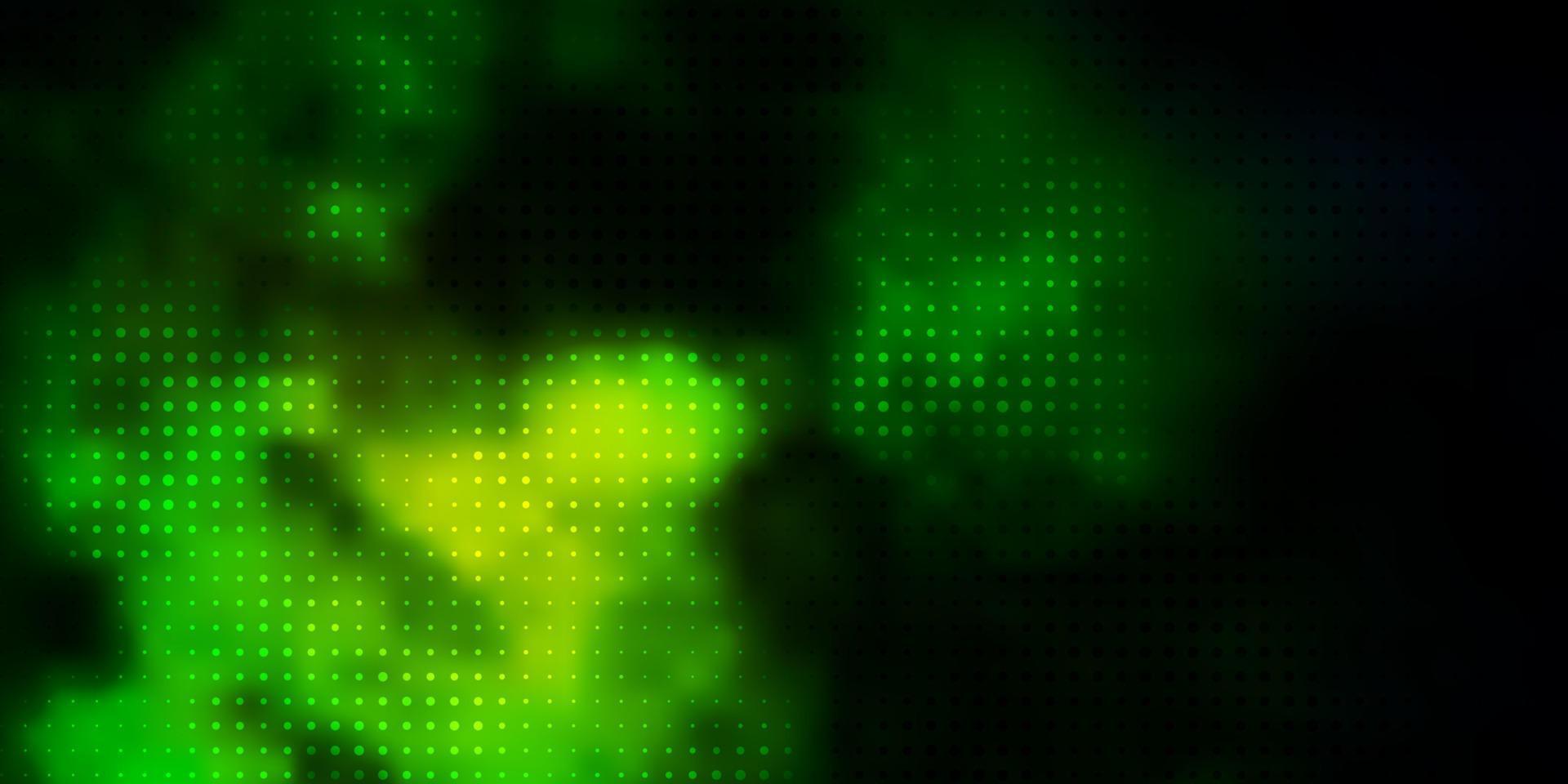 Dark Blue, Green vector template with circles.