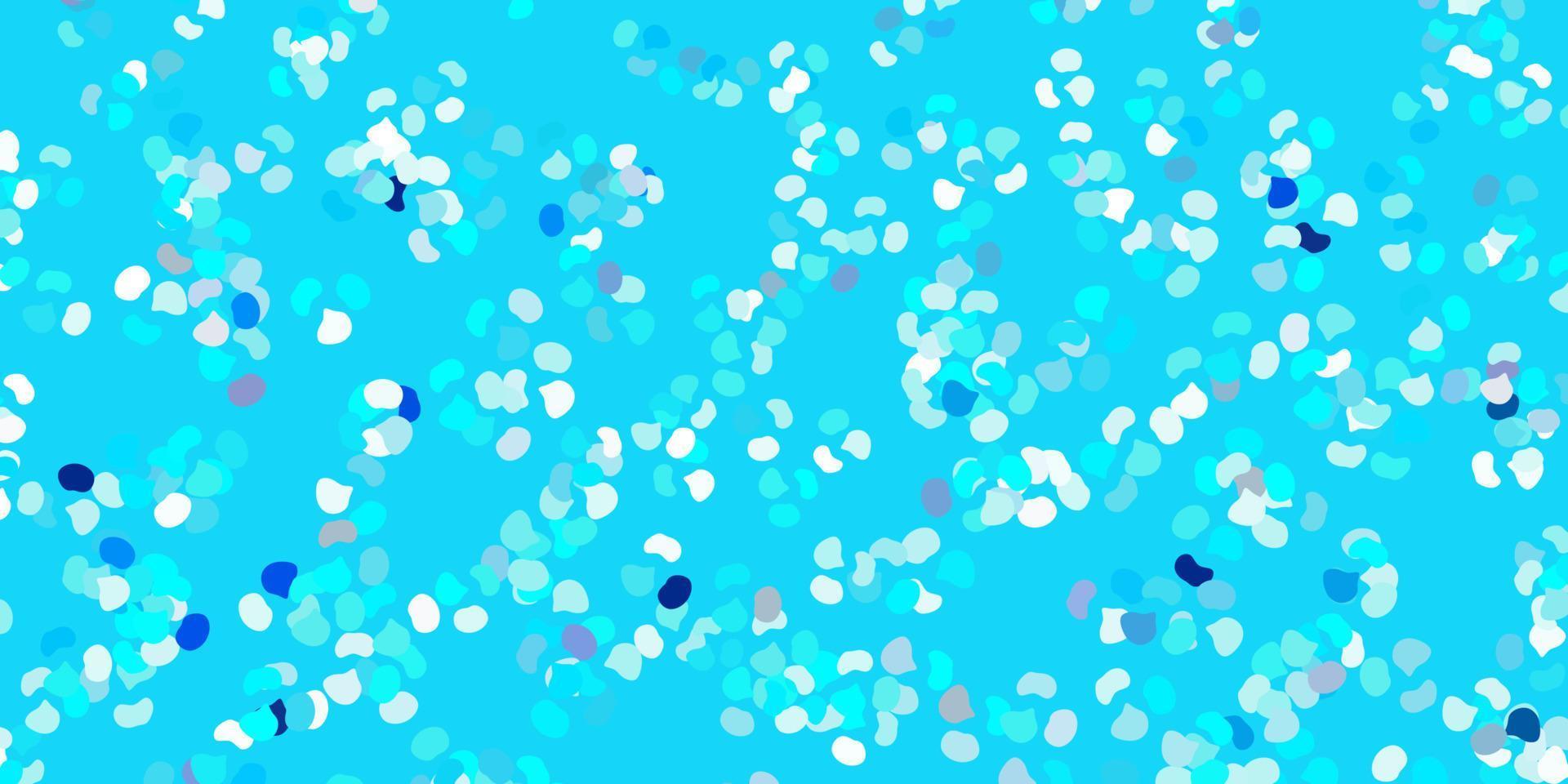 Light blue vector background with random forms.