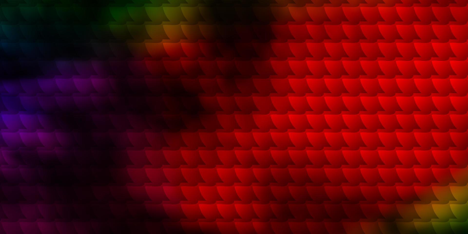 Dark Multicolor vector background with rectangles.