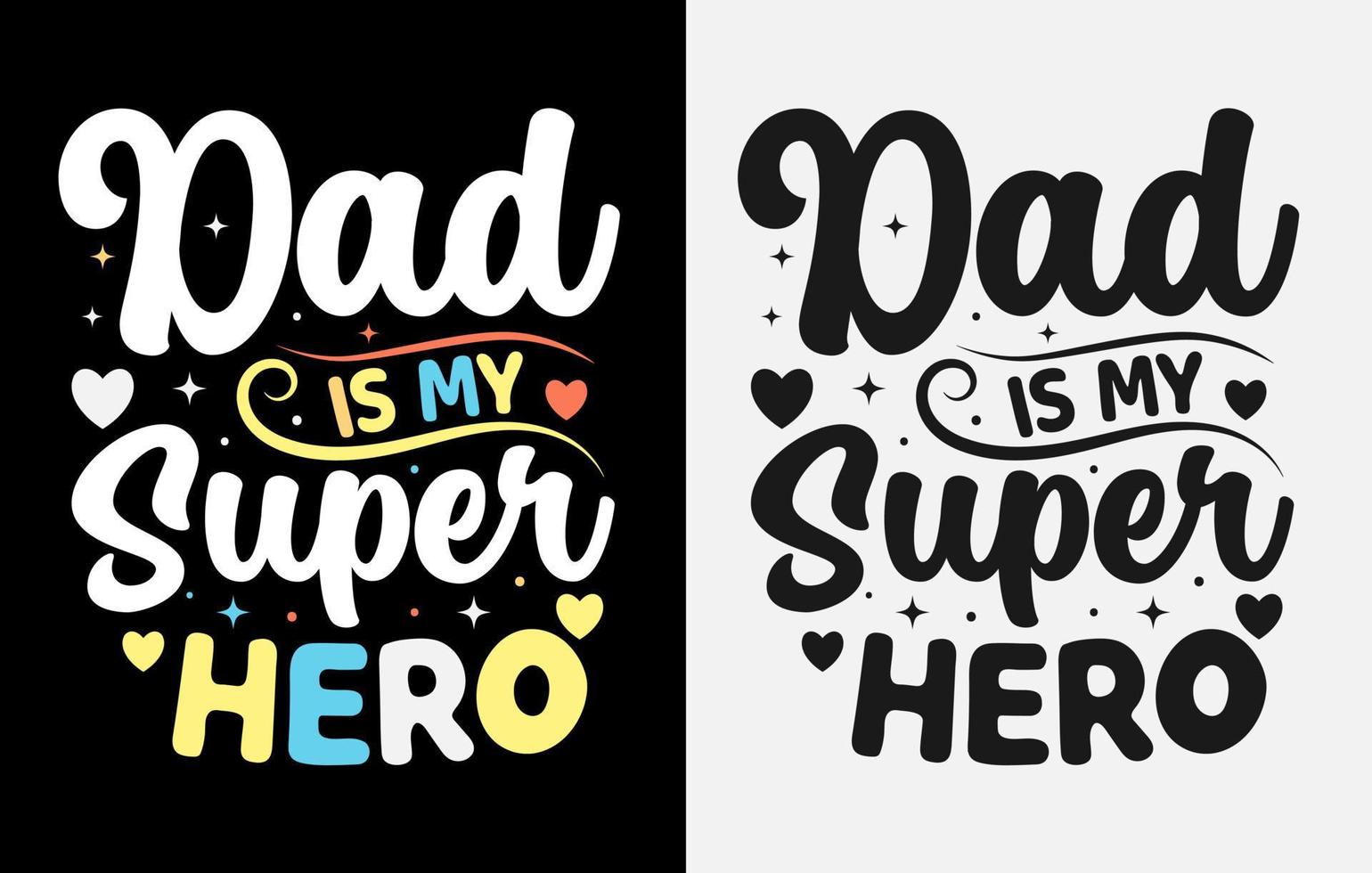 diseño de camiseta del día del padre, camiseta feliz del día del padre, camisetas de papá, camiseta de tipografía, vector