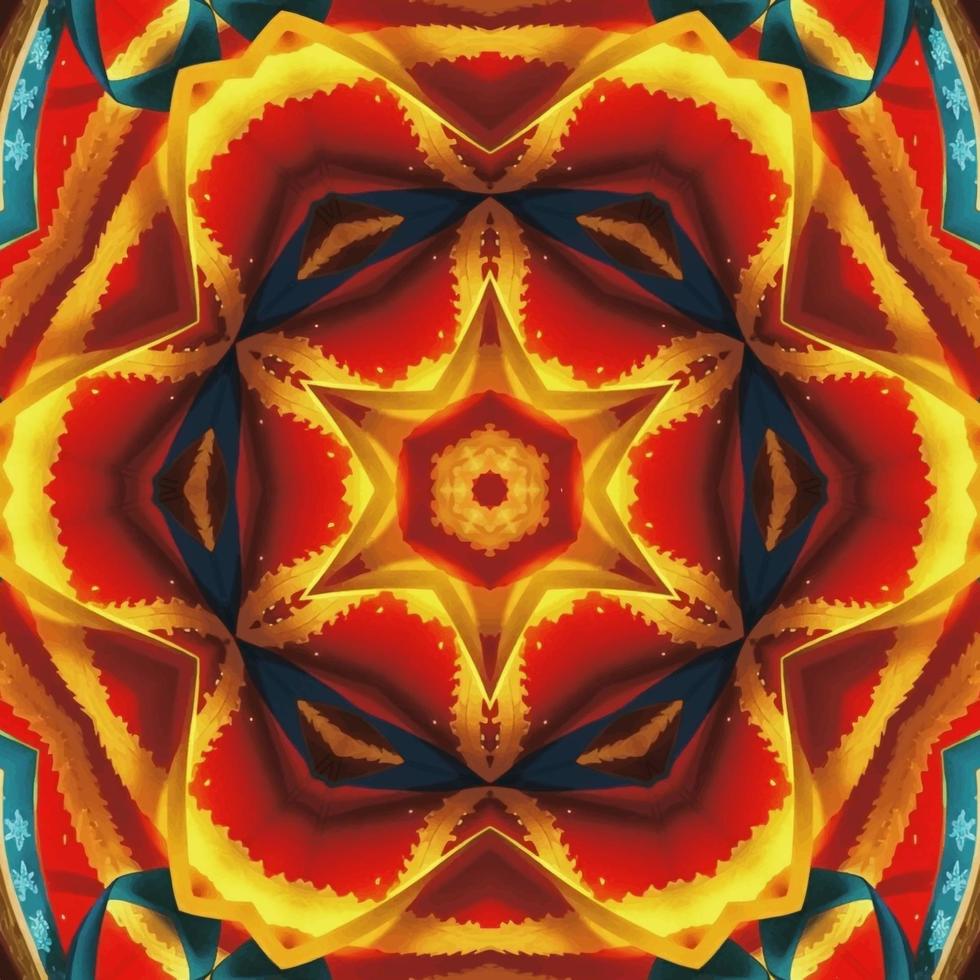 Abstract kaleidoscope background. Beautiful kaleidoscope seamless pattern. Multicolor mosaic texture. Seamless kaleidoscope texture. Unique kaleidoscope design vector