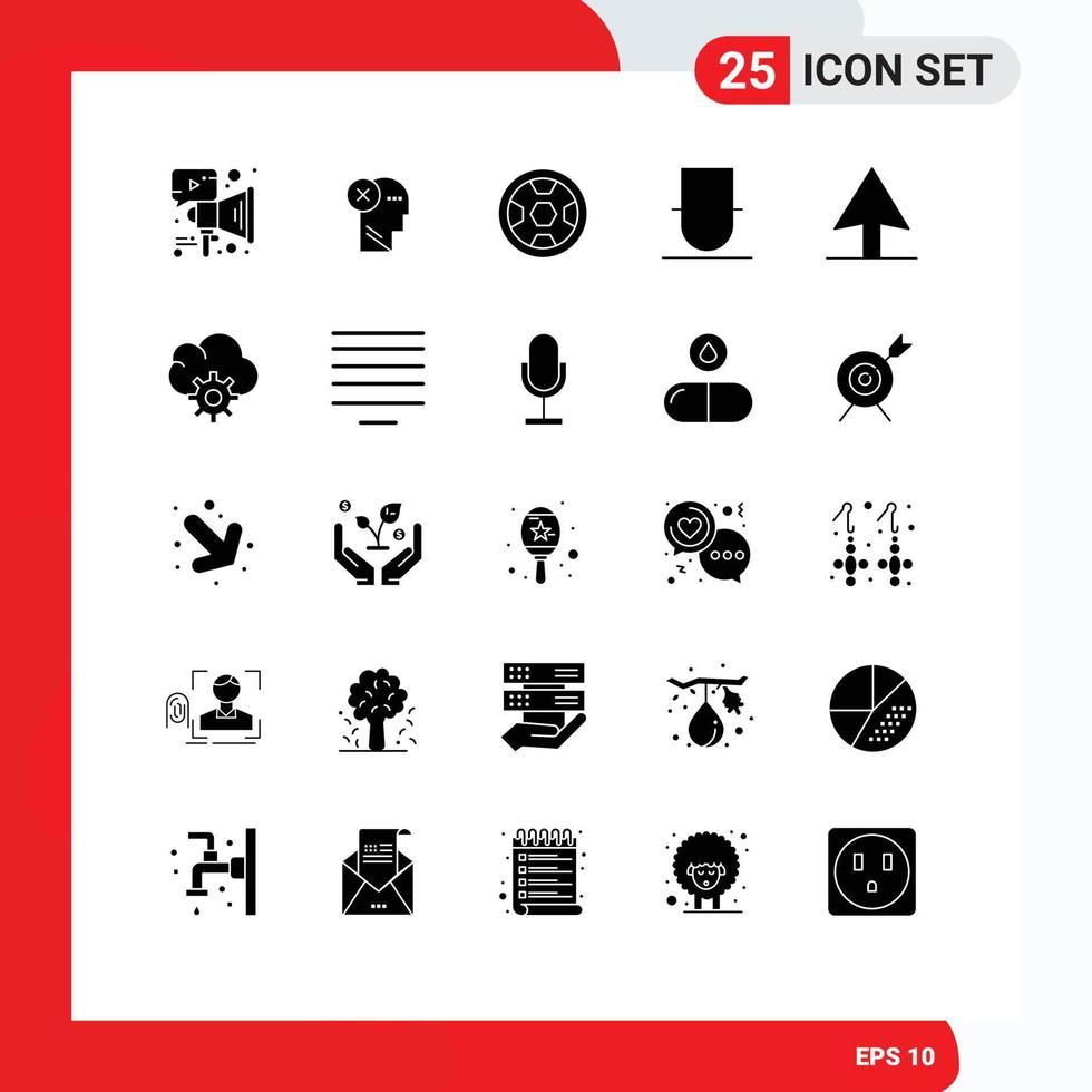 25 Thematic Vector Solid Glyphs and Editable Symbols of person gentleman mark wreath award Editable Vector Design Elements