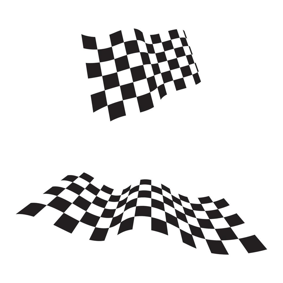 Race flag icon design vector