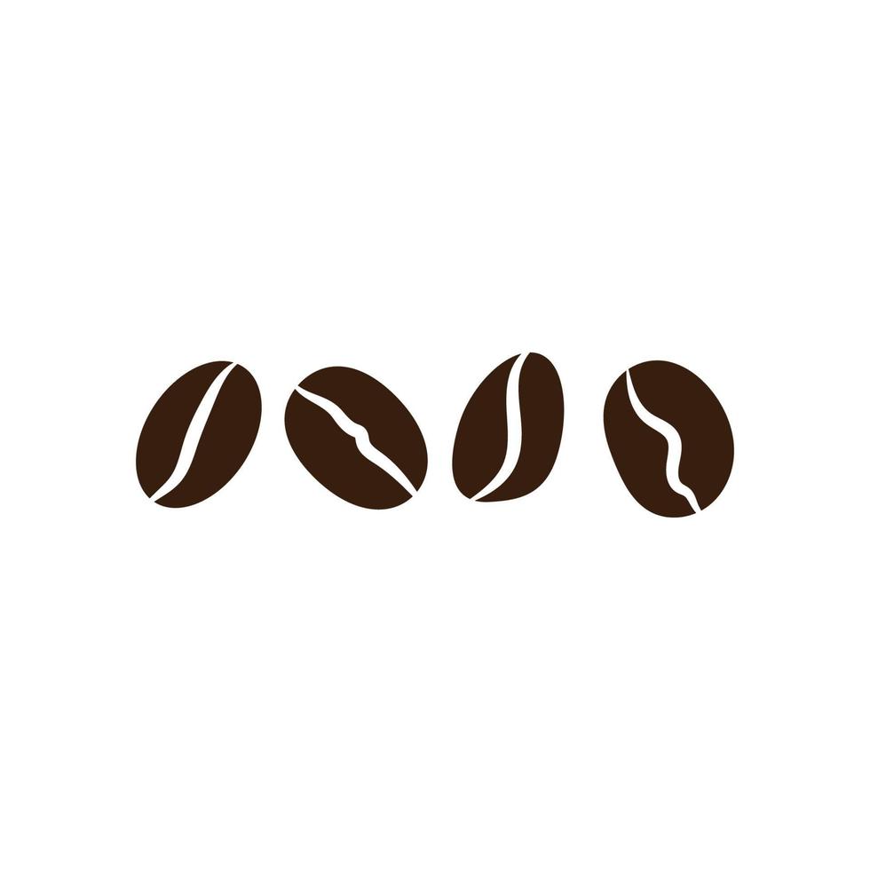 coffee bean icon vector