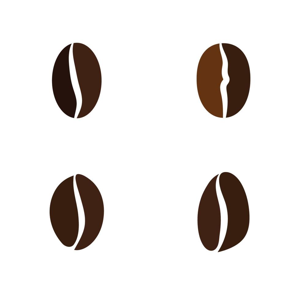 coffee bean icon vector