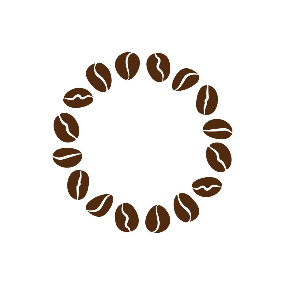 vector de icono de grano de café