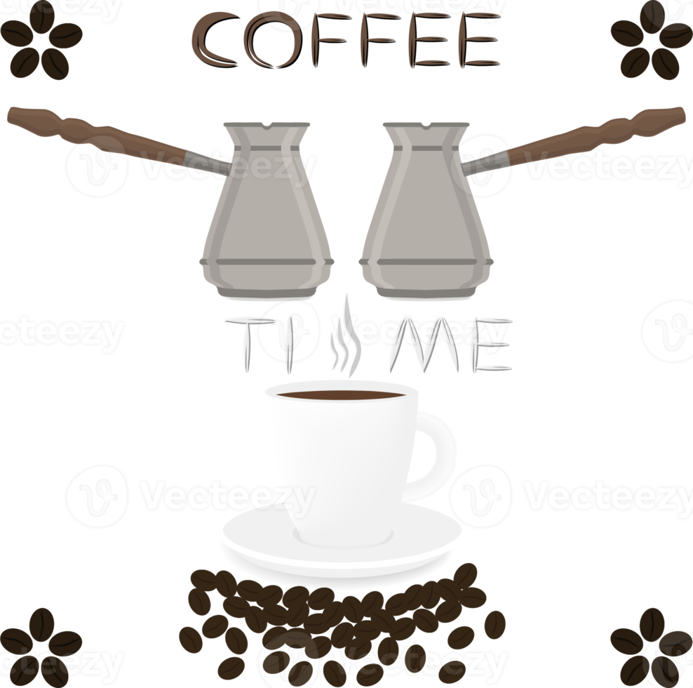 Various sweet tasty natural coffee png