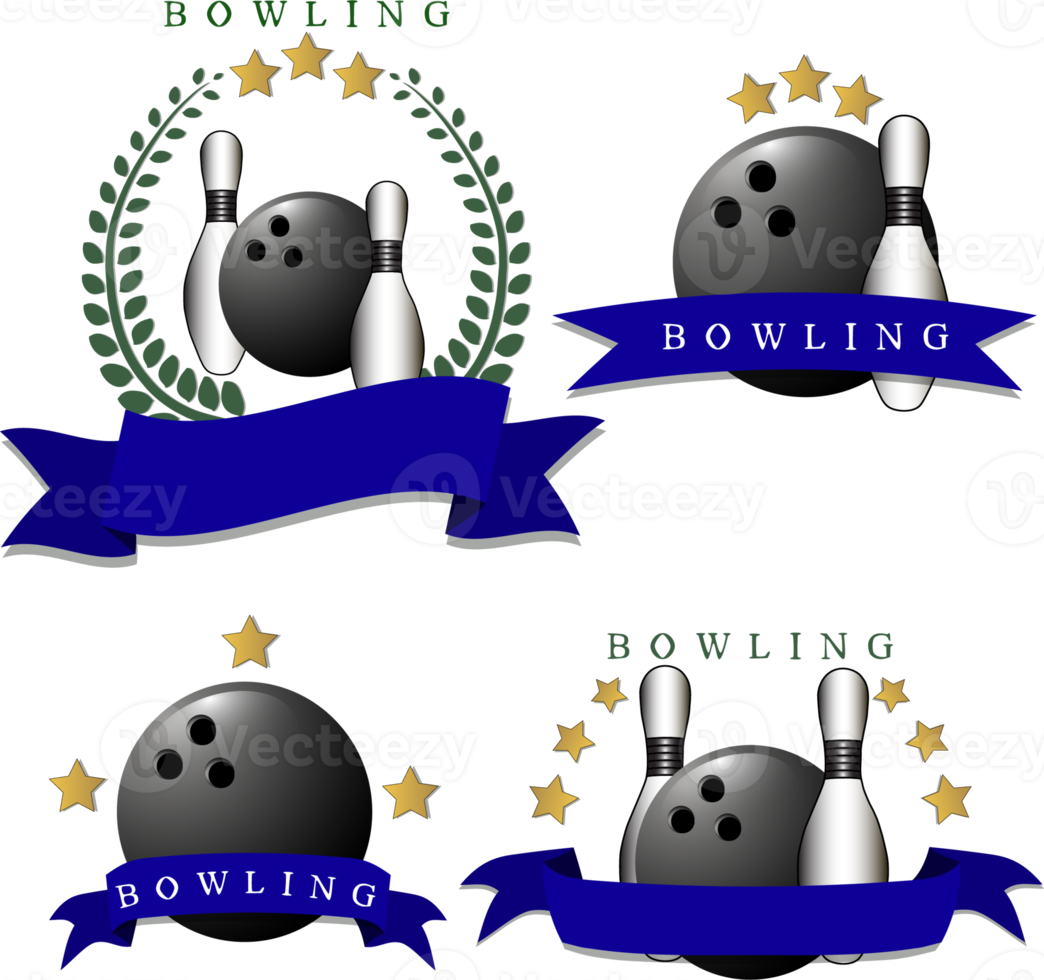 Kollektionszubehör für Sportspiel-Bowling png