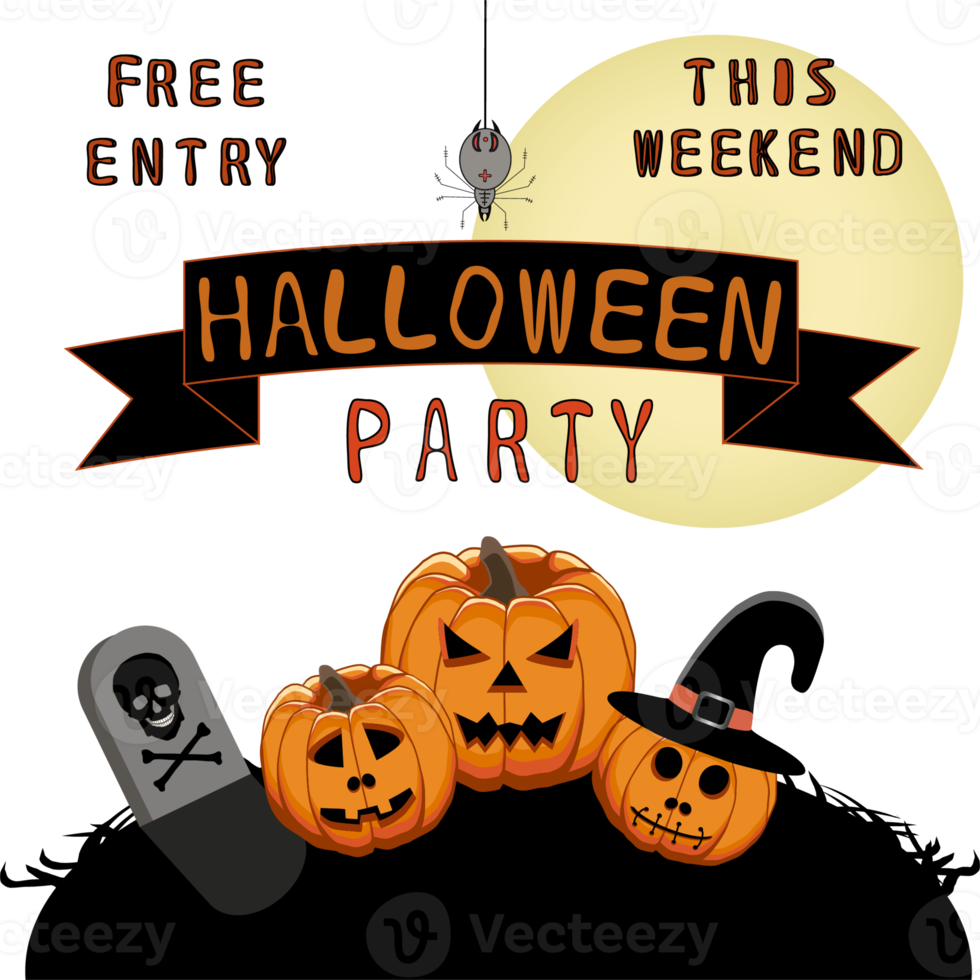 Collection accessory for celebration holiday Halloween png