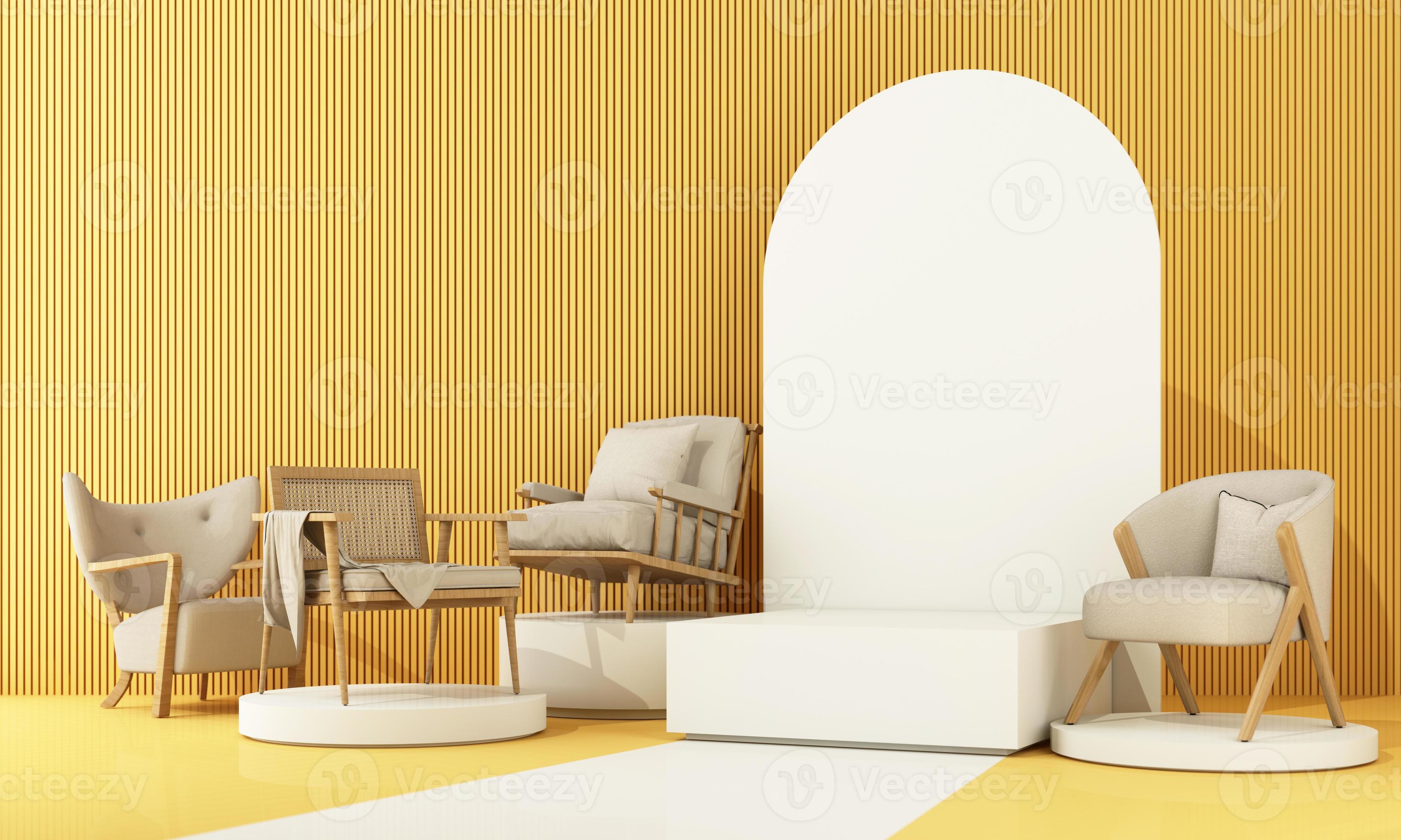 Light yellow chair store