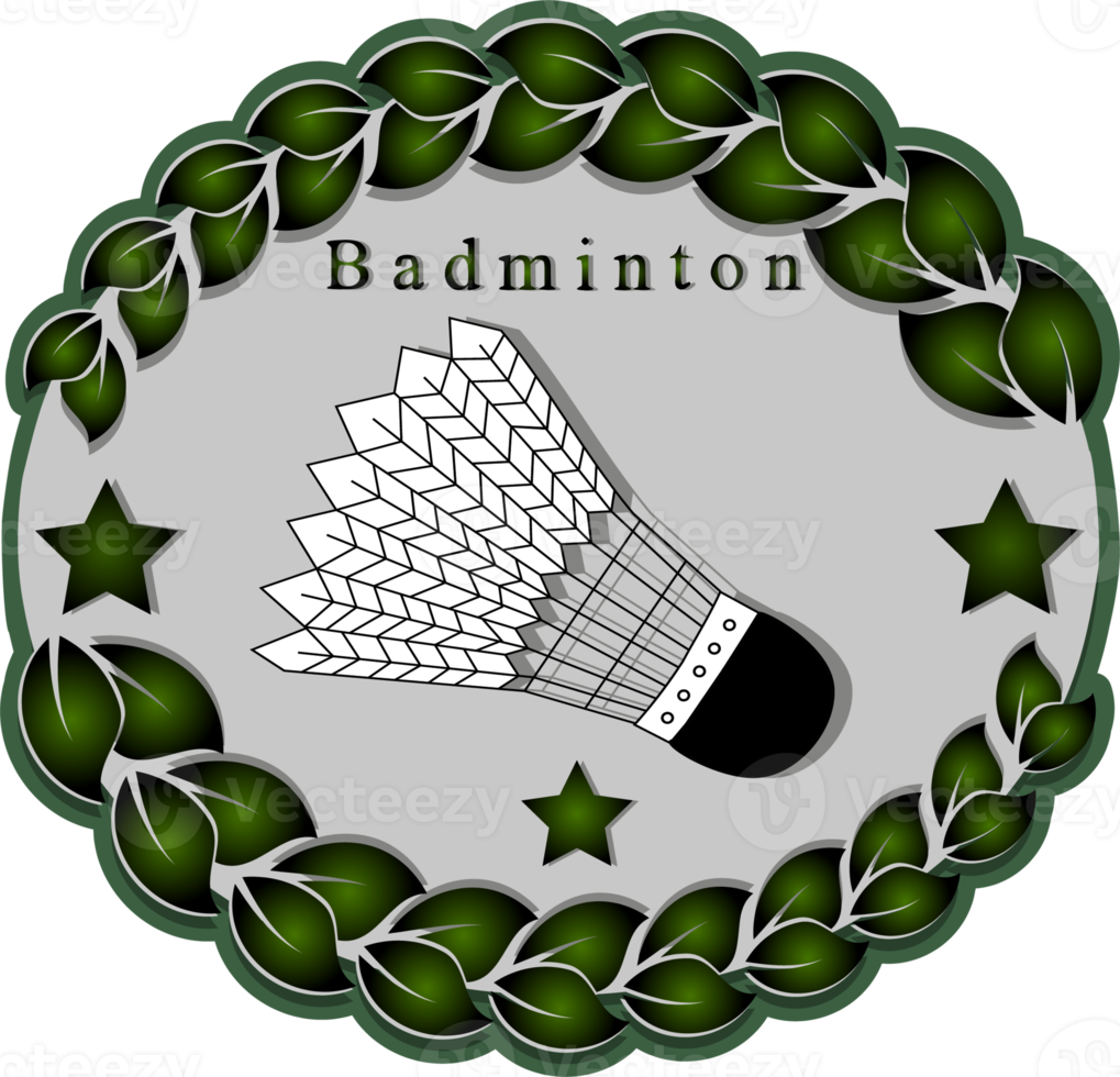 Collection accessory for sport game badminton png