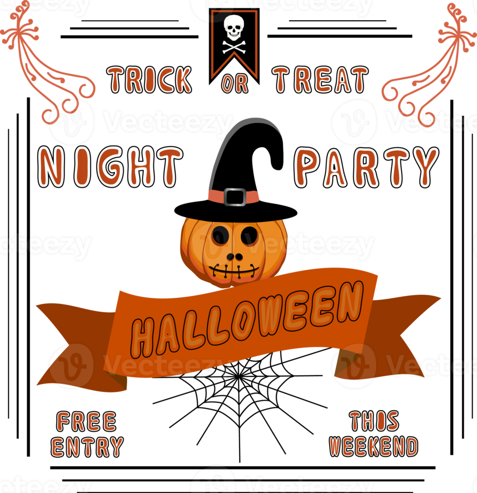 Collection accessory for celebration holiday Halloween png
