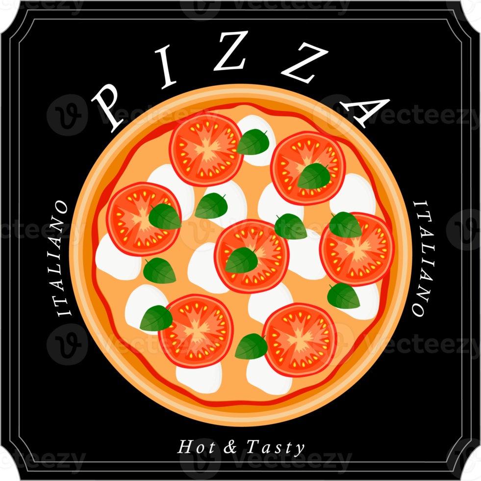 varias pizzas dulces y sabrosas png