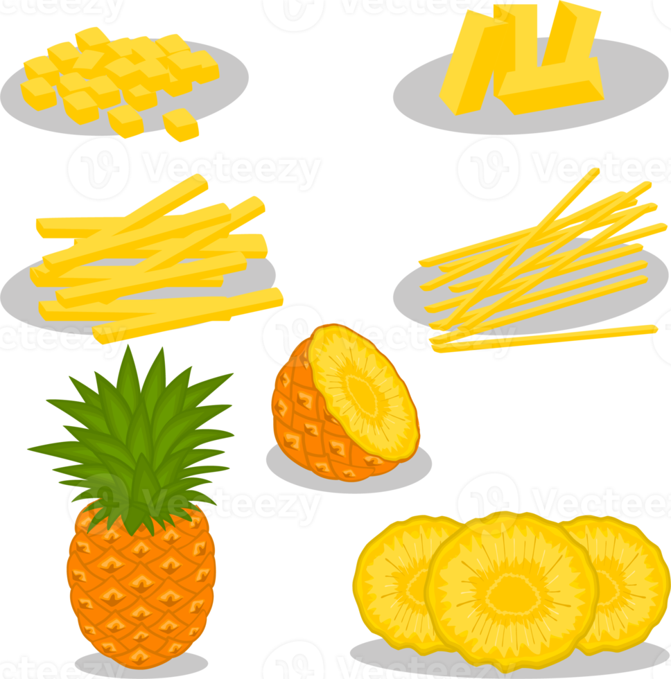 Sweet juicy tasty natural eco product pineapple png