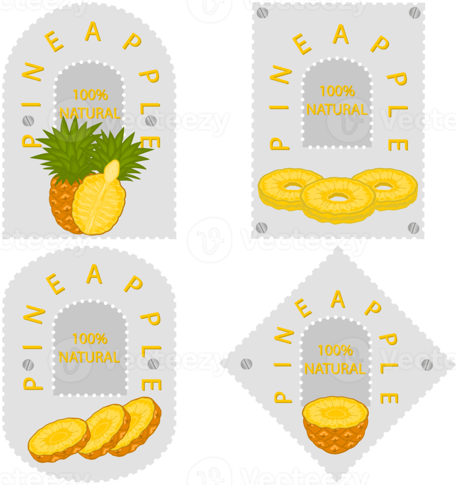 Sweet juicy tasty natural eco product pineapple png