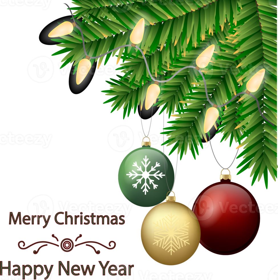 Collection accessory for celebration holiday New Year and Christmas png