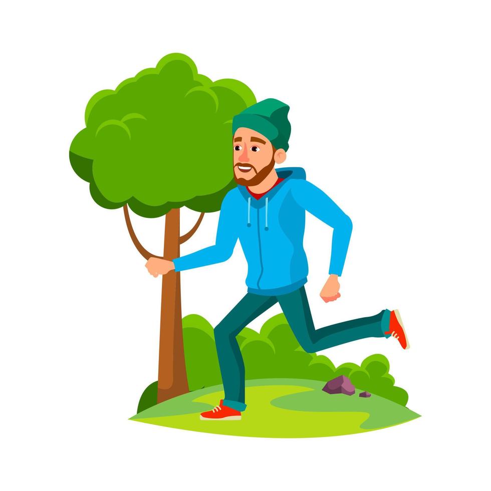 Running businessman winner vector