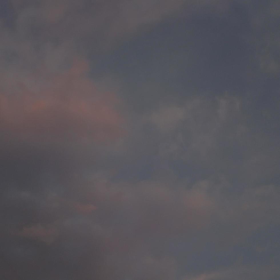 Photo of clouds in the evening