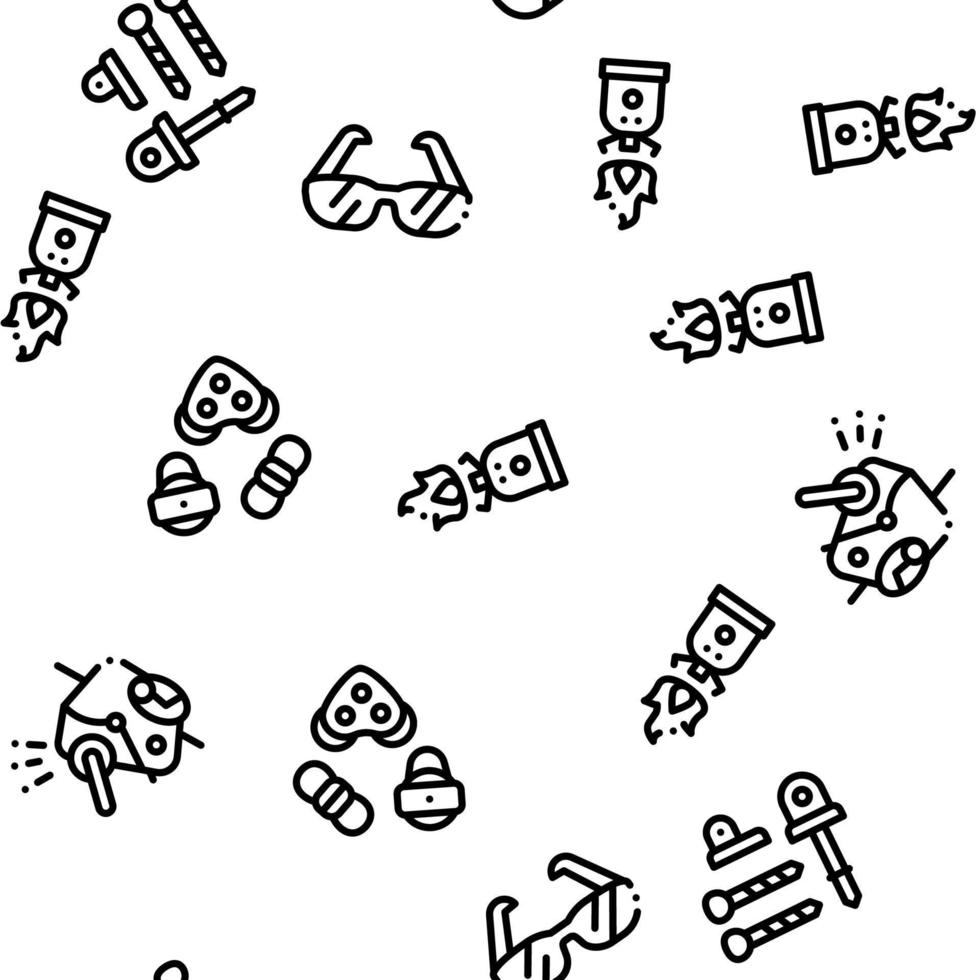Alpinism Seamless Pattern Vector