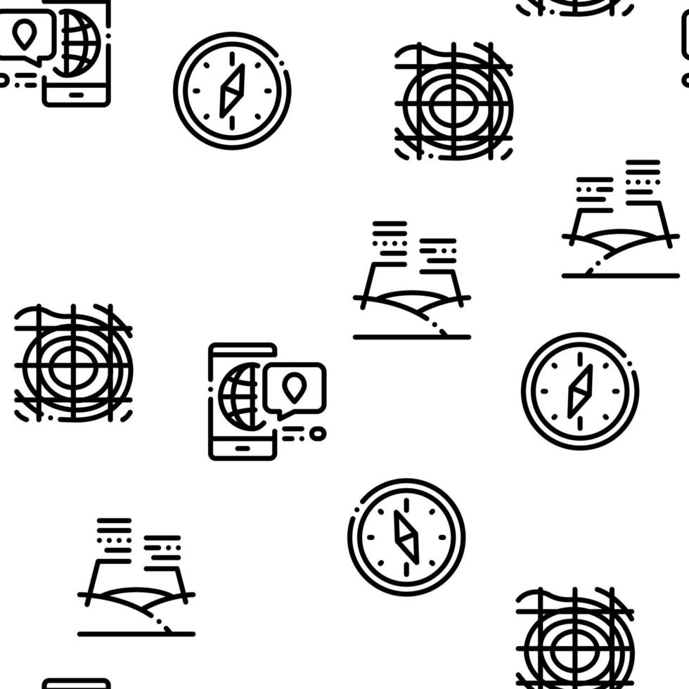 vector de patrones sin fisuras de investigación de topografía