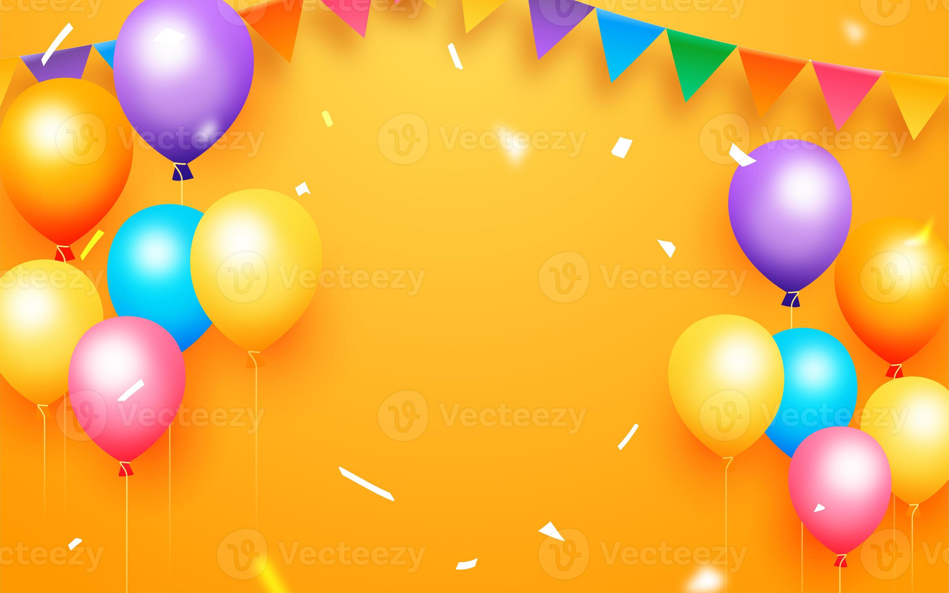 Happy Birthday Background With 3d Ballon 17390201 Stock Photo At Vecteezy Happy Birthday Background With 3d Ballon 17390201 Stock Photo At Vecteezy