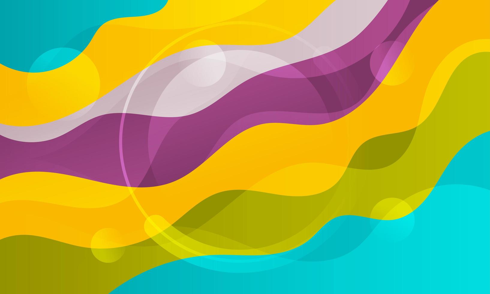 Modern background waves in full color photo