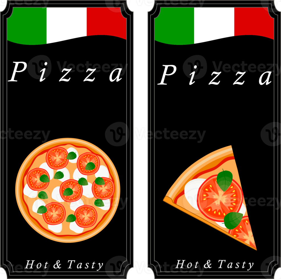 Various sweet tasty pizza png