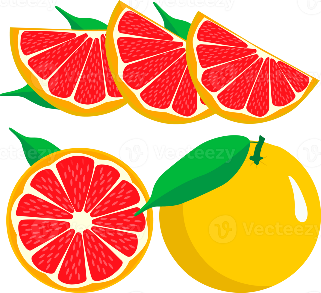 Sweet juicy tasty natural eco product grapefruit png