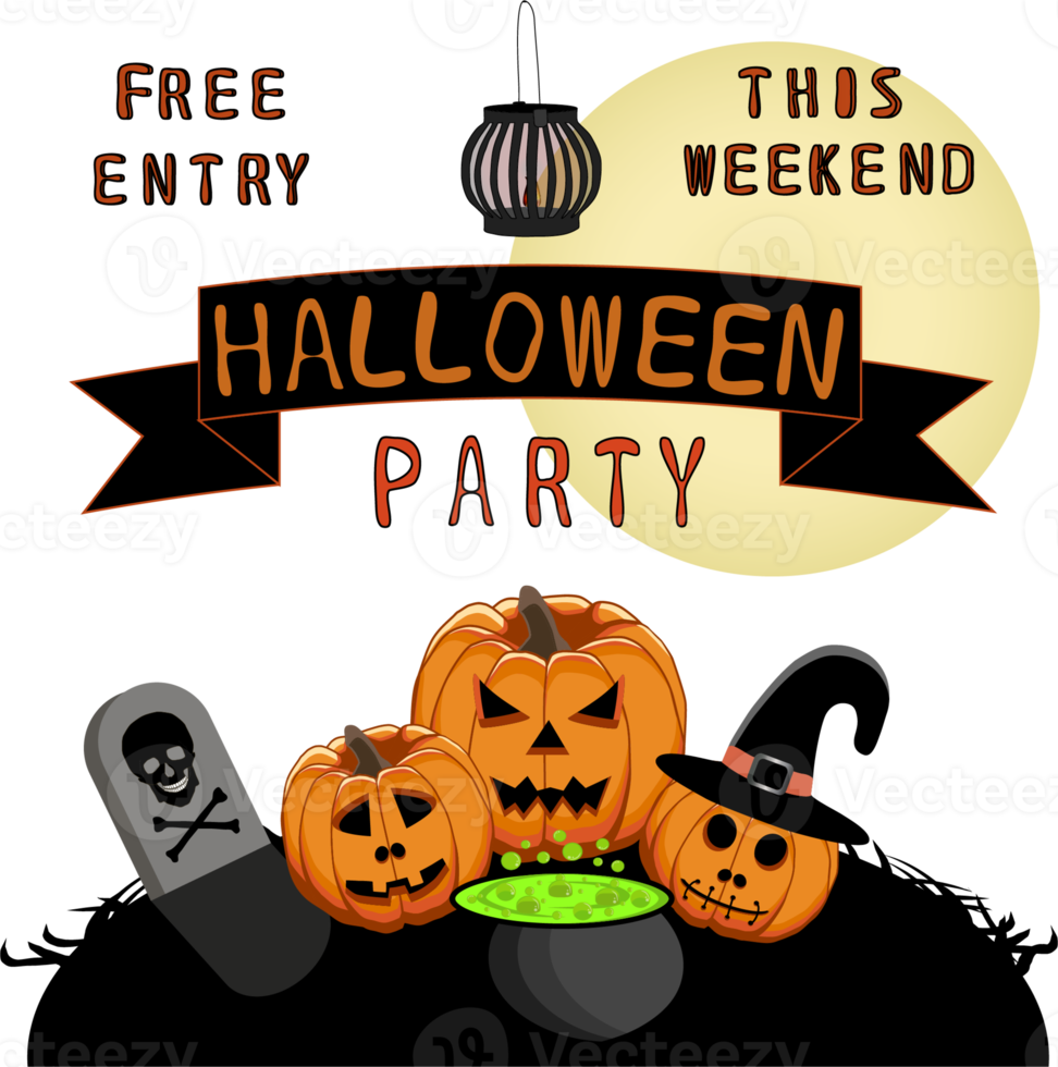 Collection accessory for celebration holiday Halloween png