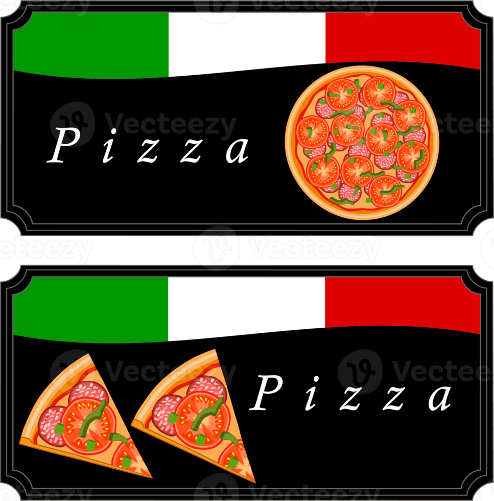 diverses pizzas savoureuses sucrées png