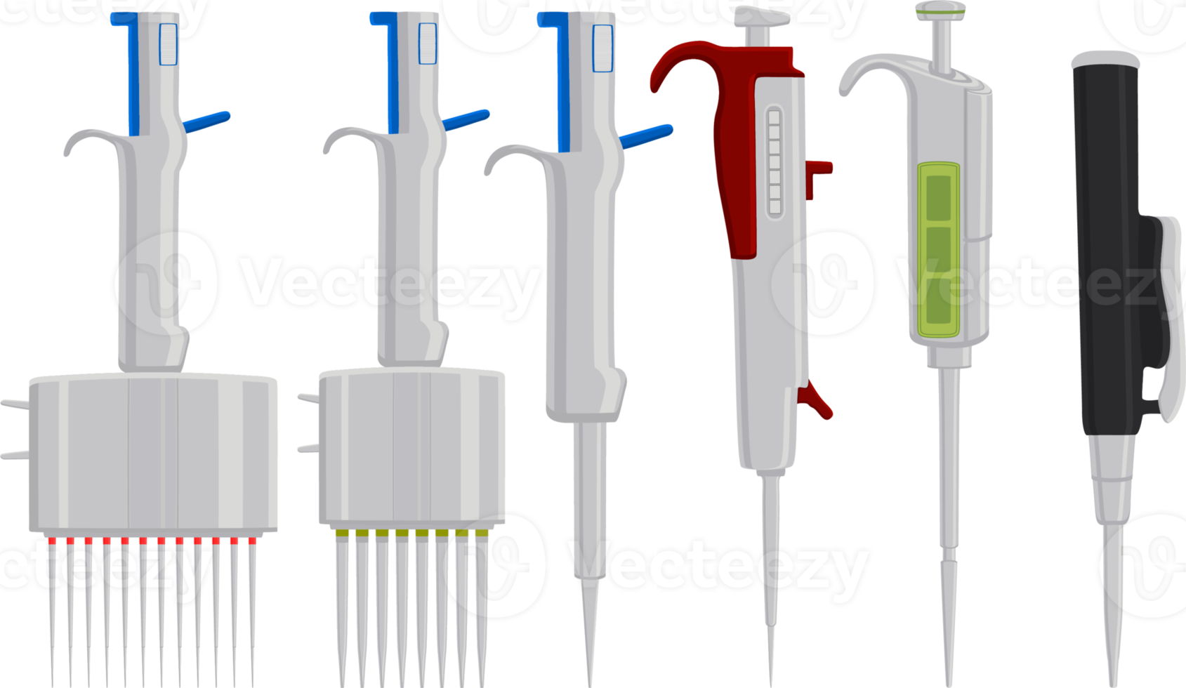 gros kit pipette médicale différente, compte-gouttes pour laboratoire png