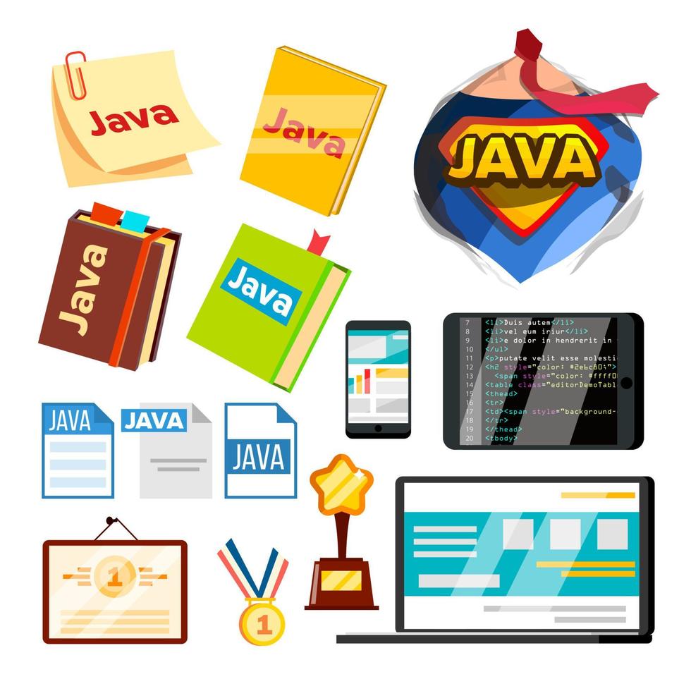Collection Element Of Java Programming Set Vector