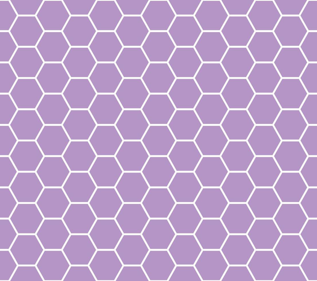 Purple Seamless Honeycomb Pattern vector