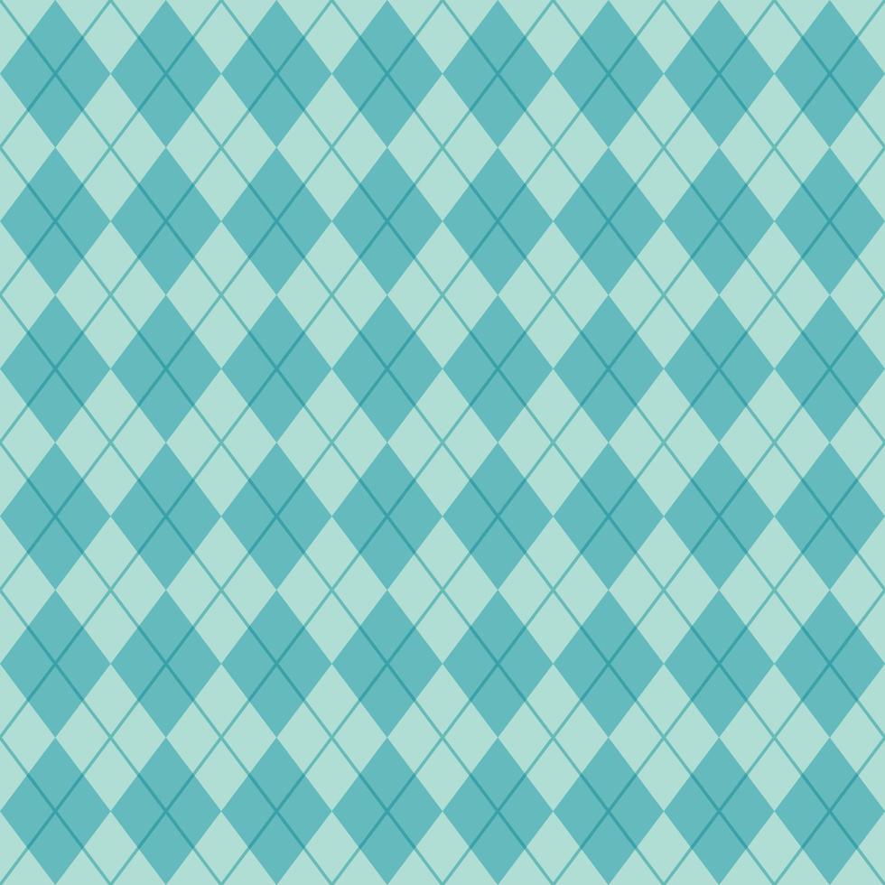 Light Blue Seamless Argyle Pattern vector