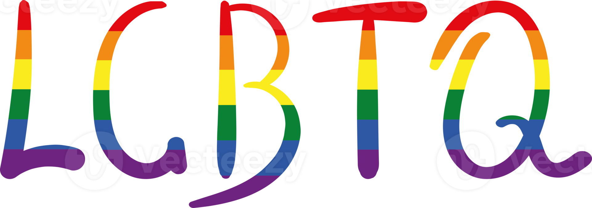 genre, lettrage arc-en-ciel doodle. titre lgbtq png